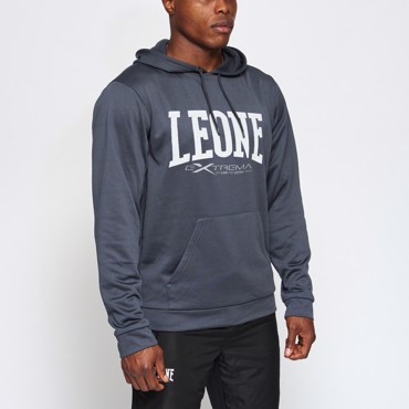 Leone LOGO HOODED SWEATSHIRT - grey